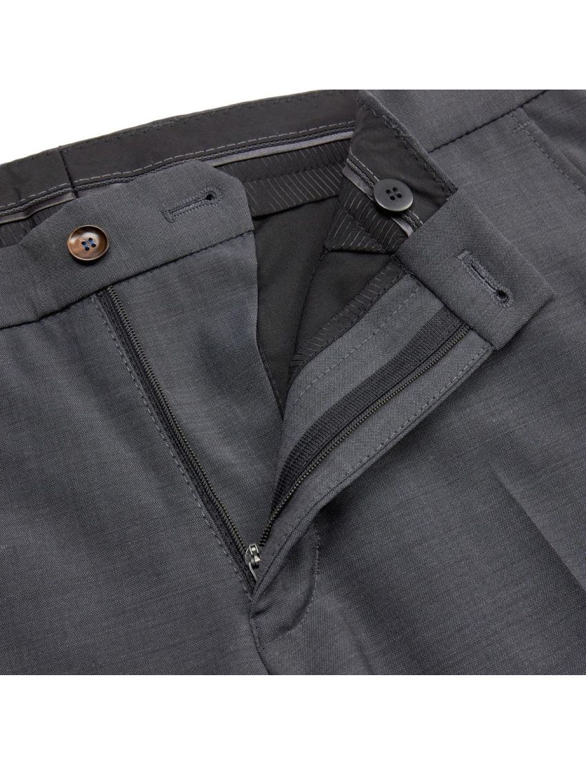 Wollhosen in Fitted Fit Navy/102