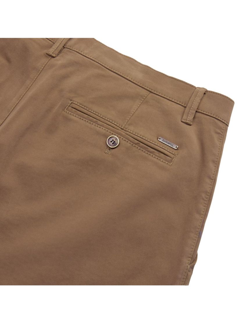 Baumwollhose in Fitted Fit Navy/23