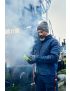 Venture Arbeitshosen mit verdeckte Knopfleiste Schwarz/Anthrazit Grau/74