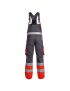 Safety EN ISO 20471 Latzhose mit seitlichem Stretchkeil (3515-785)
