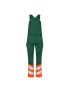 Safety Light Latzhose Grün/Orange/56